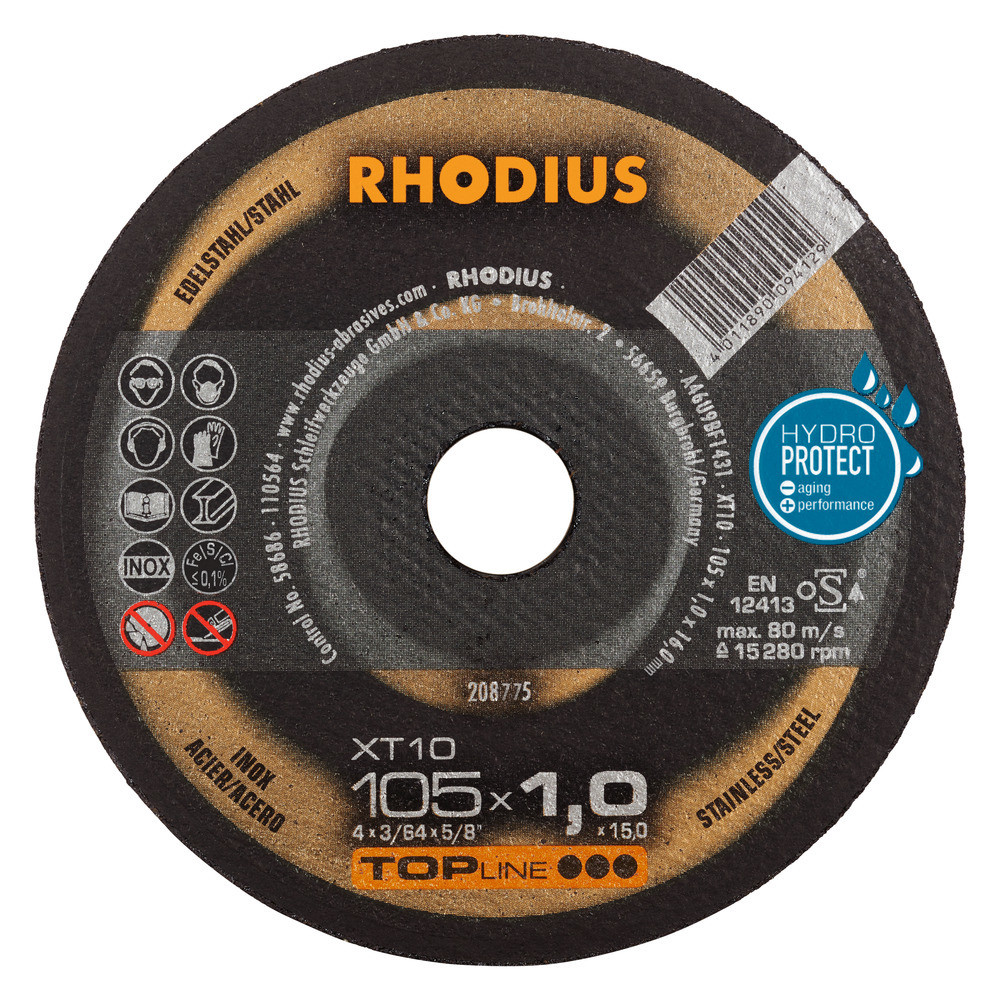 Rezný kotúč 125x1,0x22,23 mm Rhodius XT10 206163